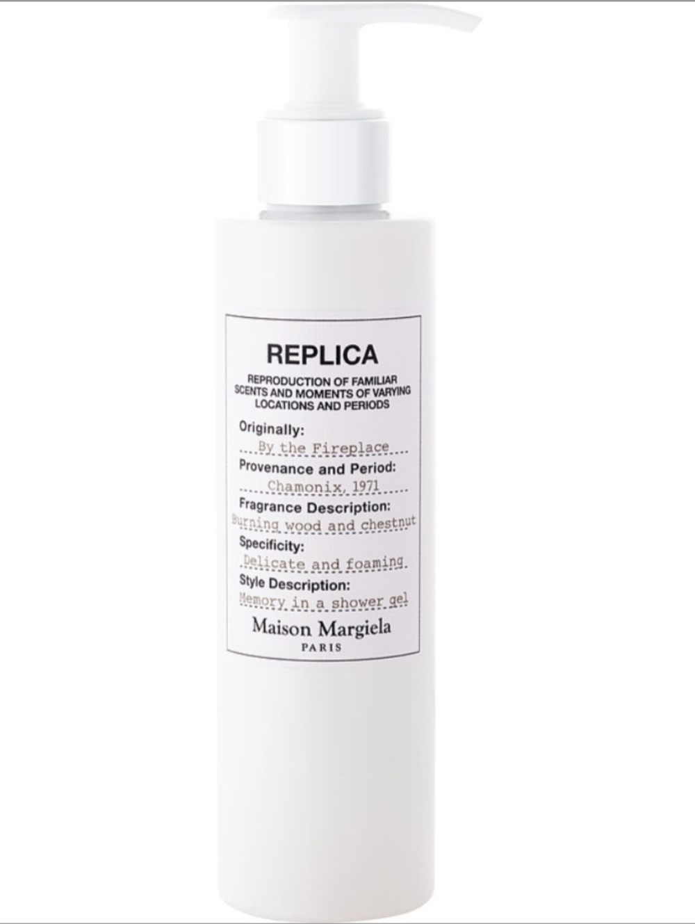 Maison Margiela Replica BY THE FIREPLACE Perfumed Shower Gel 6.7 oz NIB!